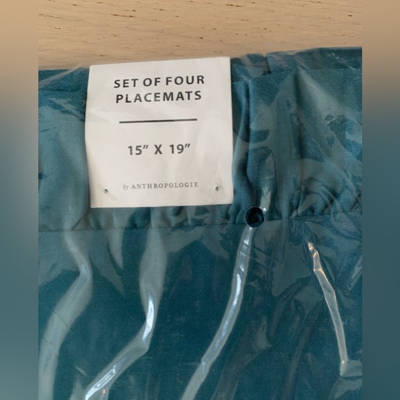 Anthropologie Armenta Placemats, Set of 4  Ruffled - Picture 2 of 7